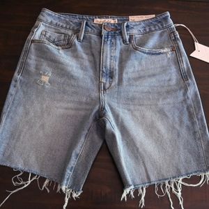 Unpublished High Waisted Jean Shorts